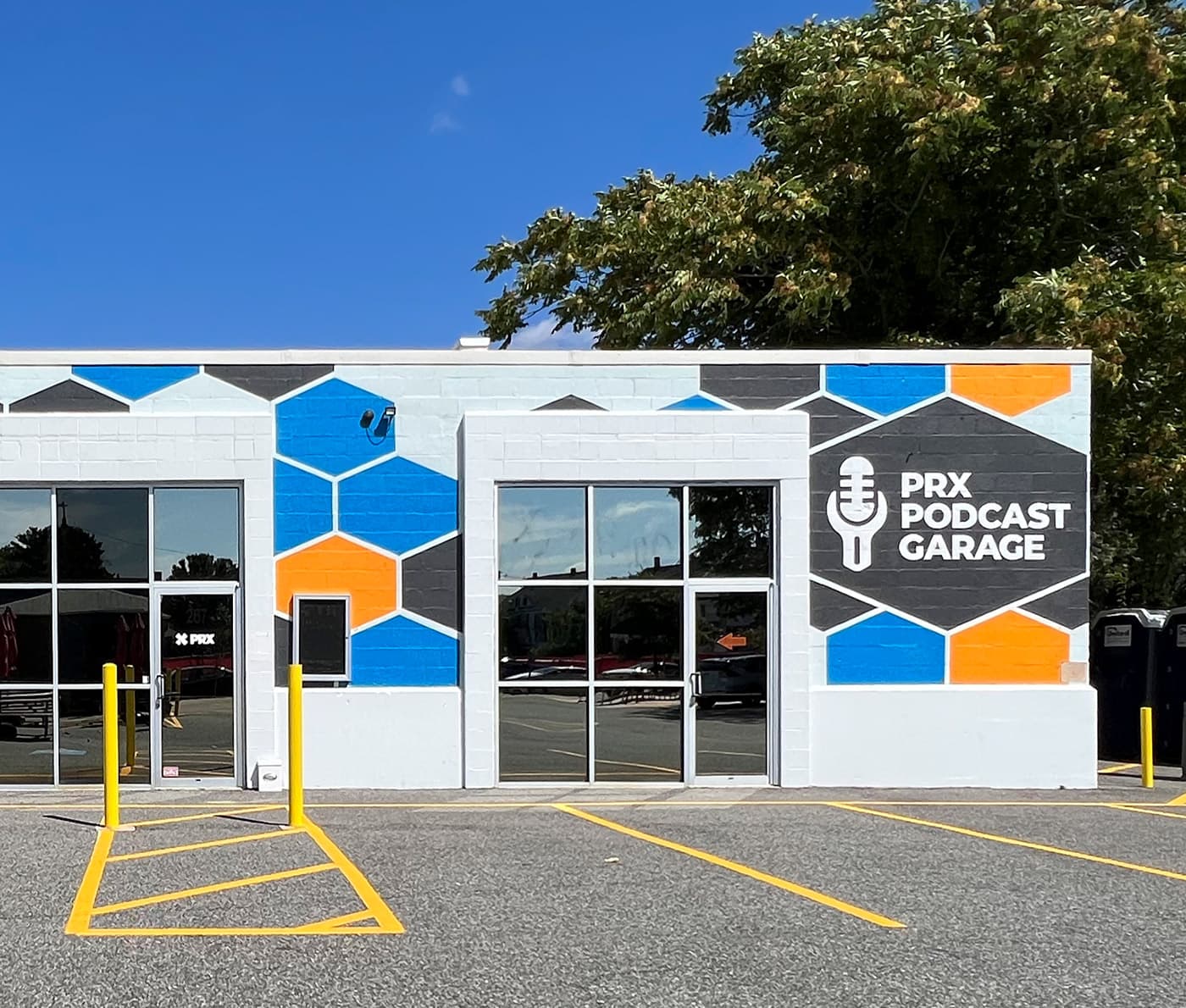 PRX Podcast Garage building